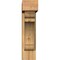 Ekena Millwork Olympic Block Rough Sawn Bracket w/ Offset Brace, Western Red Cedar, 6"W x 20"D x 24"H BKT0604X20X24OLY05RWR - alternate 2